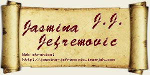 Jasmina Jefremović vizit kartica